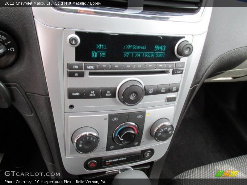 Gold Mist Metallic / Ebony 2012 Chevrolet Malibu LT