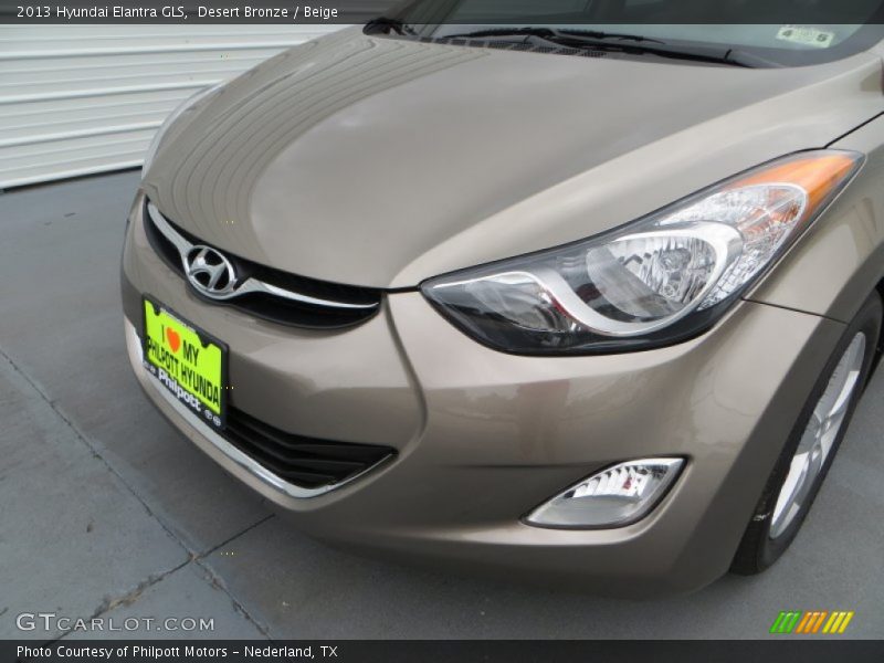 Desert Bronze / Beige 2013 Hyundai Elantra GLS