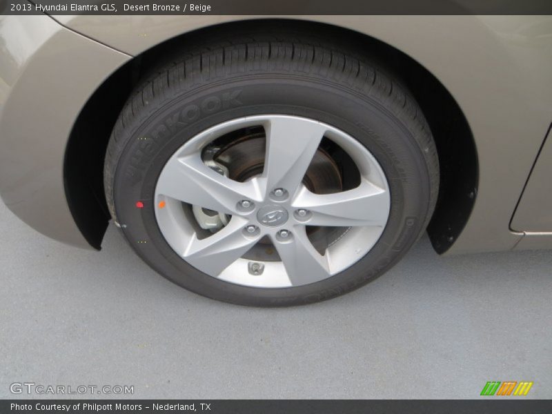 Desert Bronze / Beige 2013 Hyundai Elantra GLS