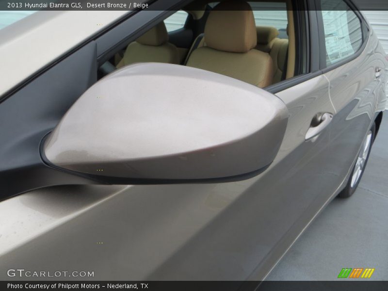 Desert Bronze / Beige 2013 Hyundai Elantra GLS