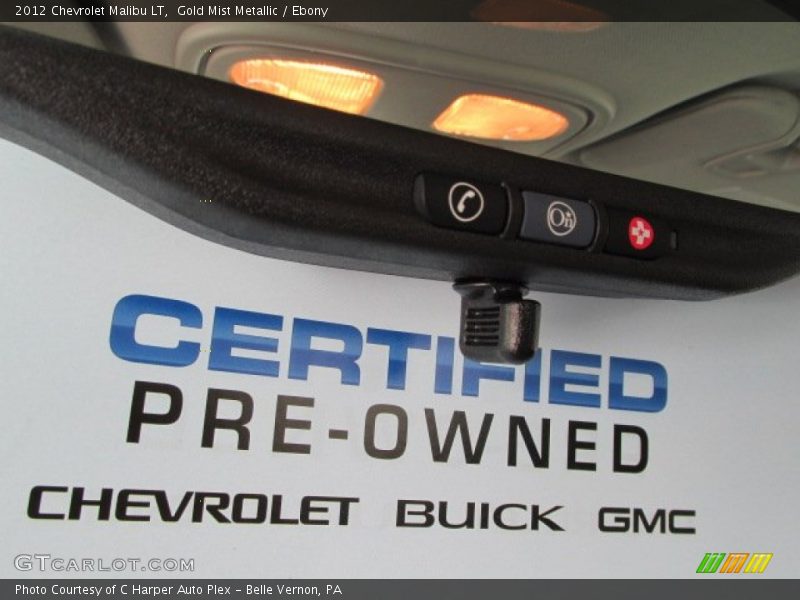 Gold Mist Metallic / Ebony 2012 Chevrolet Malibu LT