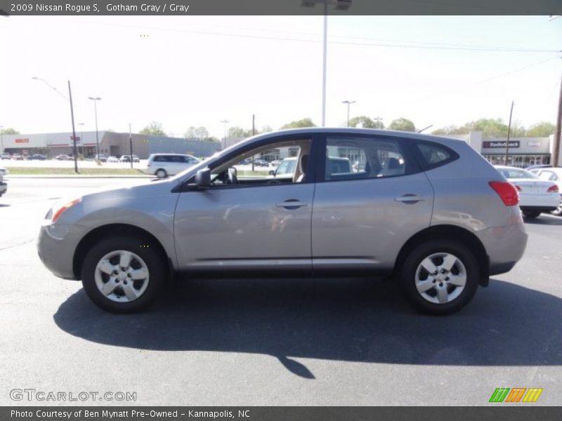 Gotham Gray / Gray 2009 Nissan Rogue S