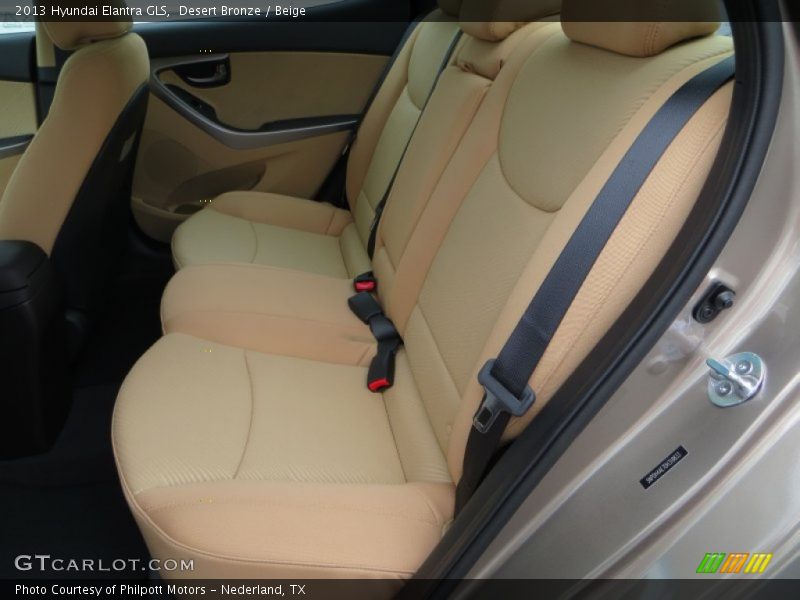 Desert Bronze / Beige 2013 Hyundai Elantra GLS