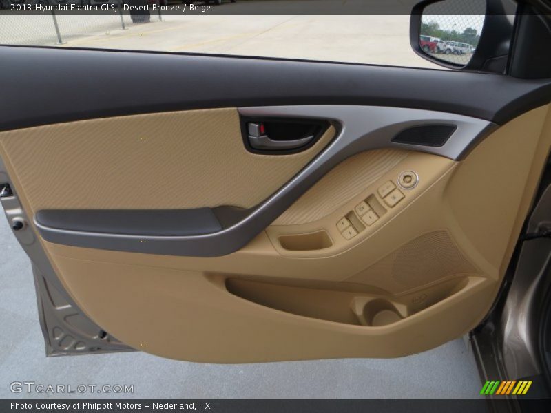 Desert Bronze / Beige 2013 Hyundai Elantra GLS