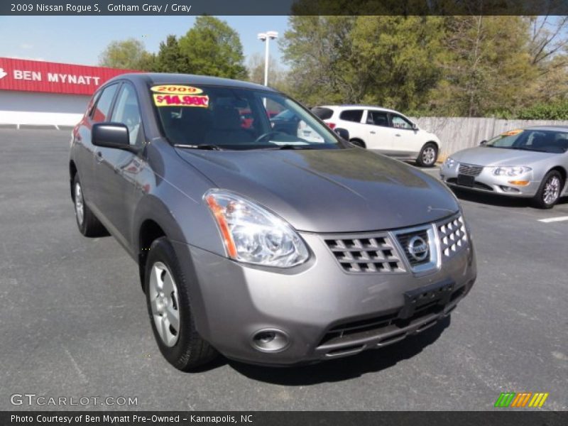 Gotham Gray / Gray 2009 Nissan Rogue S