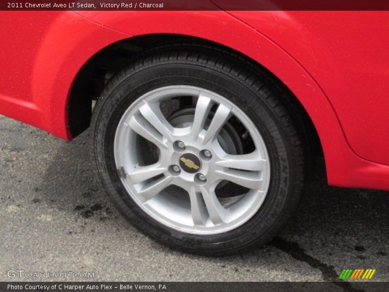 Victory Red / Charcoal 2011 Chevrolet Aveo LT Sedan