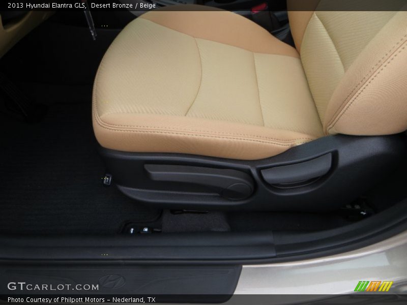 Desert Bronze / Beige 2013 Hyundai Elantra GLS