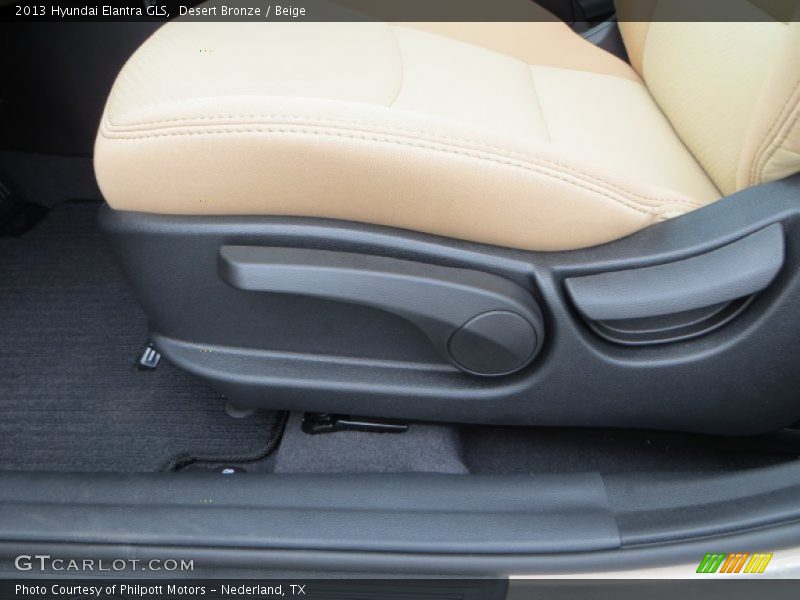 Desert Bronze / Beige 2013 Hyundai Elantra GLS