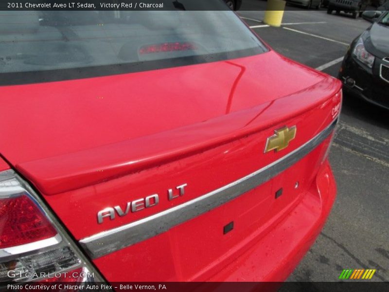 Victory Red / Charcoal 2011 Chevrolet Aveo LT Sedan
