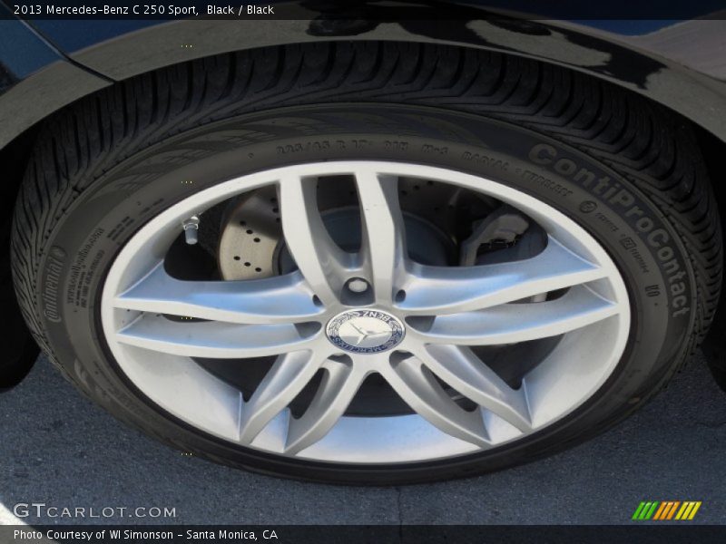 Black / Black 2013 Mercedes-Benz C 250 Sport