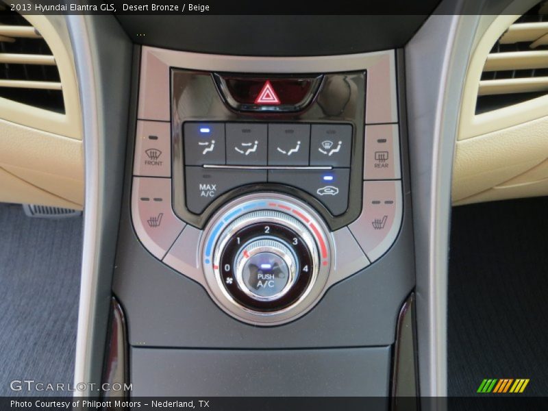 Desert Bronze / Beige 2013 Hyundai Elantra GLS