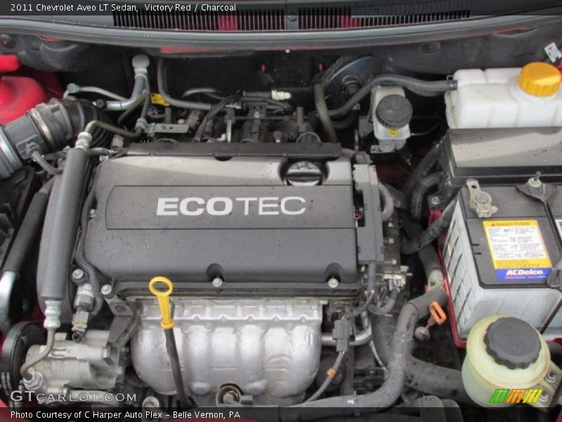 Victory Red / Charcoal 2011 Chevrolet Aveo LT Sedan