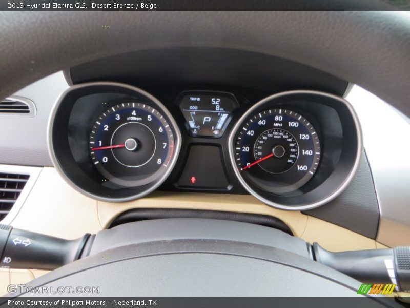 Desert Bronze / Beige 2013 Hyundai Elantra GLS