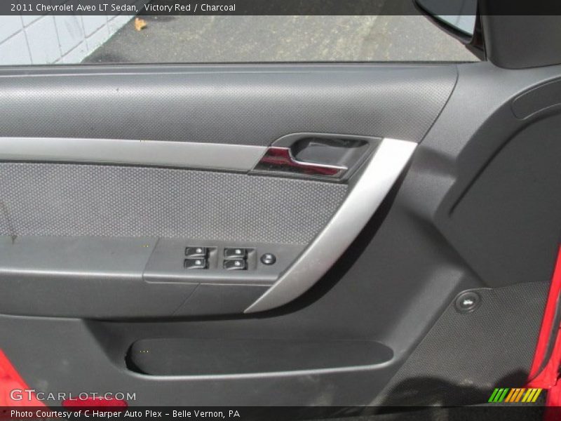 Victory Red / Charcoal 2011 Chevrolet Aveo LT Sedan