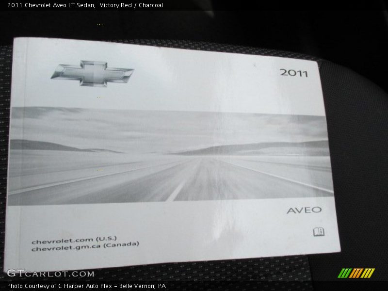 Victory Red / Charcoal 2011 Chevrolet Aveo LT Sedan