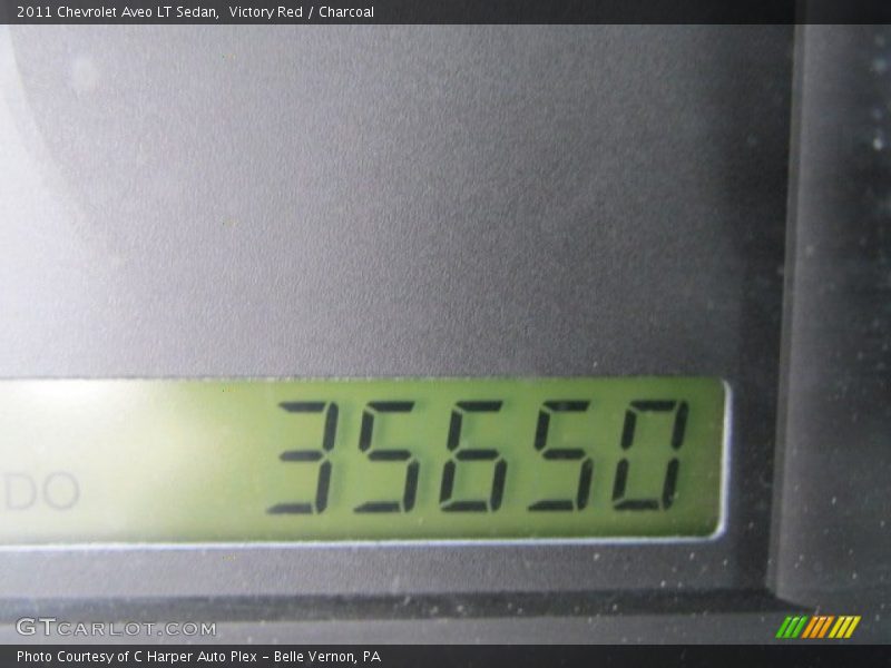 Victory Red / Charcoal 2011 Chevrolet Aveo LT Sedan