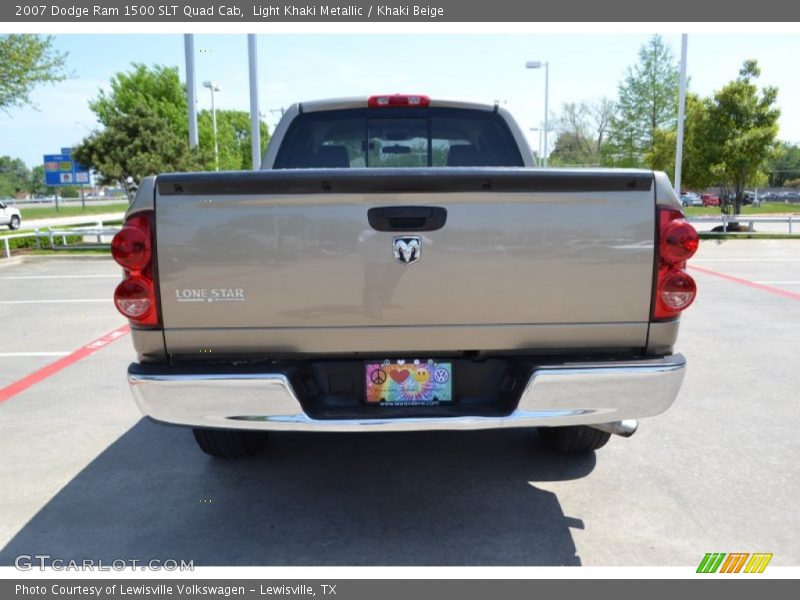Light Khaki Metallic / Khaki Beige 2007 Dodge Ram 1500 SLT Quad Cab