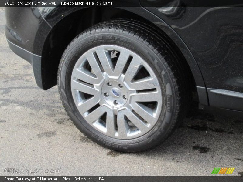 Tuxedo Black Metallic / Camel 2010 Ford Edge Limited AWD