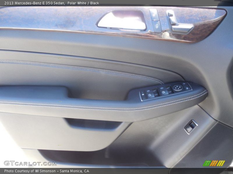 Polar White / Black 2013 Mercedes-Benz E 350 Sedan