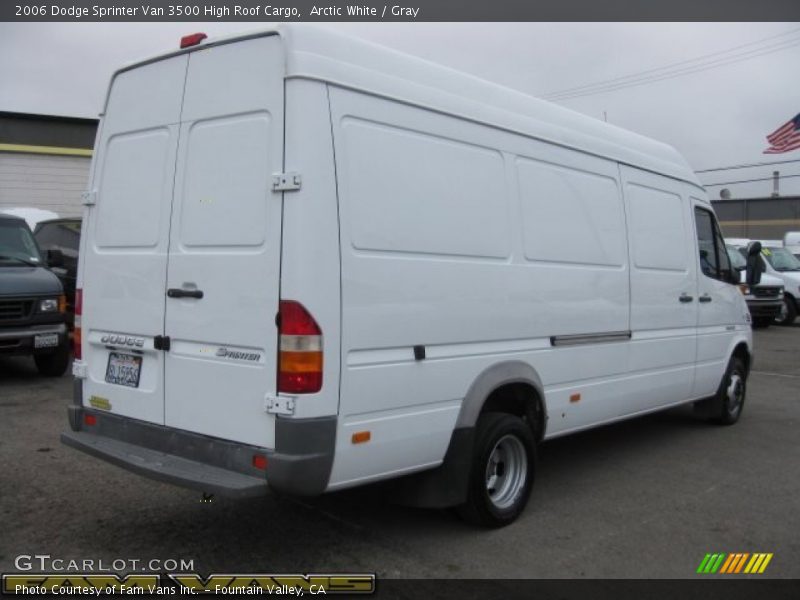 Arctic White / Gray 2006 Dodge Sprinter Van 3500 High Roof Cargo