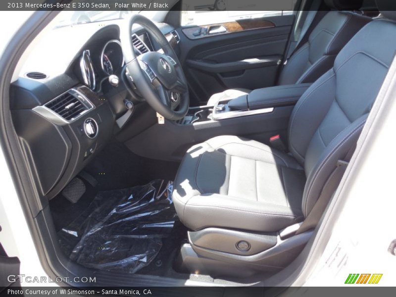 Polar White / Black 2013 Mercedes-Benz E 350 Sedan