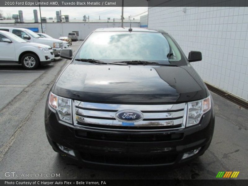 Tuxedo Black Metallic / Camel 2010 Ford Edge Limited AWD