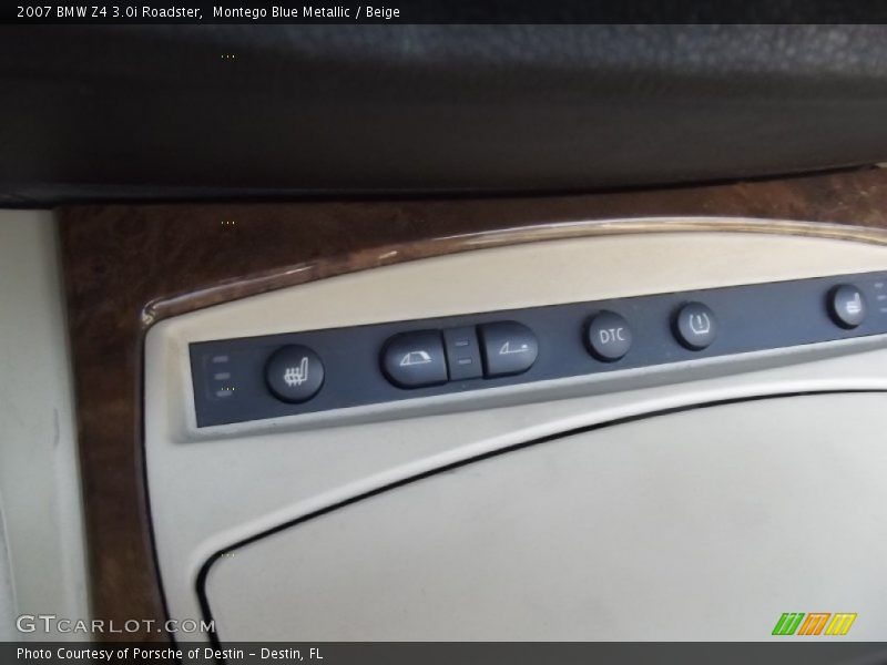 Montego Blue Metallic / Beige 2007 BMW Z4 3.0i Roadster