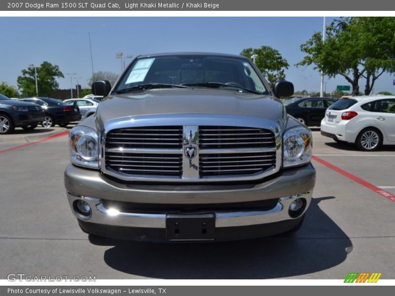 Light Khaki Metallic / Khaki Beige 2007 Dodge Ram 1500 SLT Quad Cab