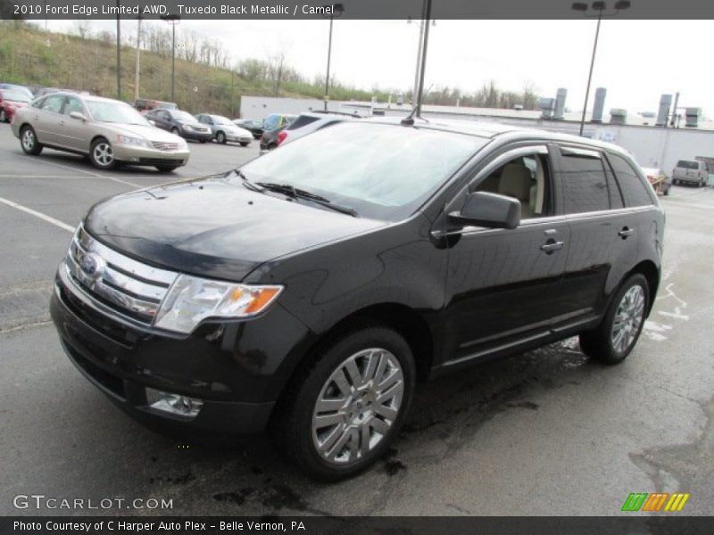 Tuxedo Black Metallic / Camel 2010 Ford Edge Limited AWD