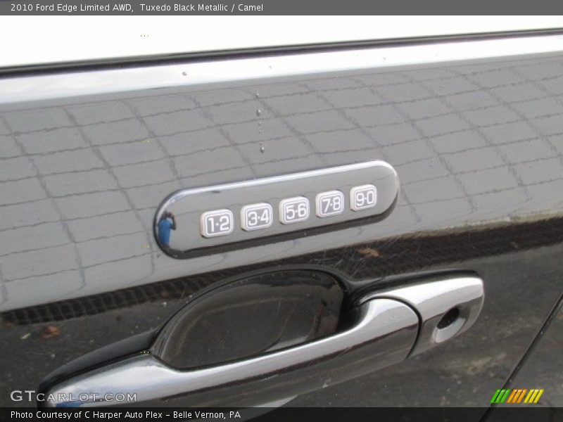Tuxedo Black Metallic / Camel 2010 Ford Edge Limited AWD