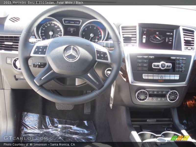 Polar White / Black 2013 Mercedes-Benz E 350 Sedan