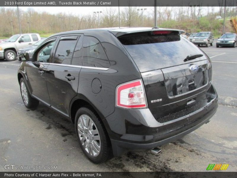 Tuxedo Black Metallic / Camel 2010 Ford Edge Limited AWD