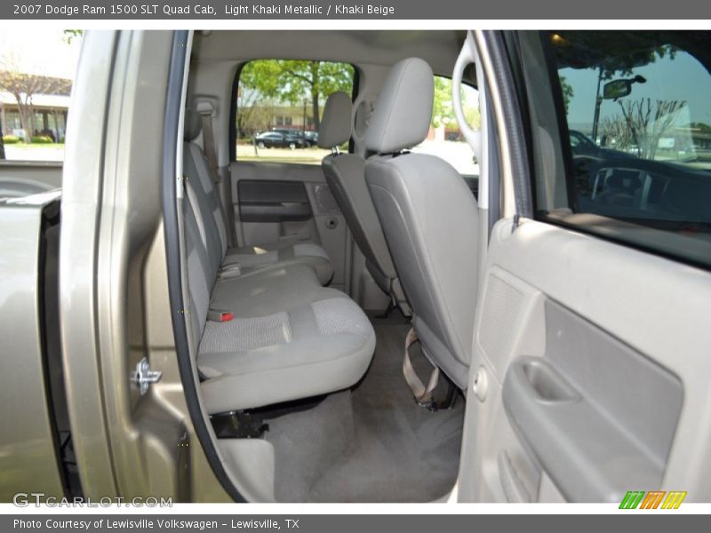 Light Khaki Metallic / Khaki Beige 2007 Dodge Ram 1500 SLT Quad Cab