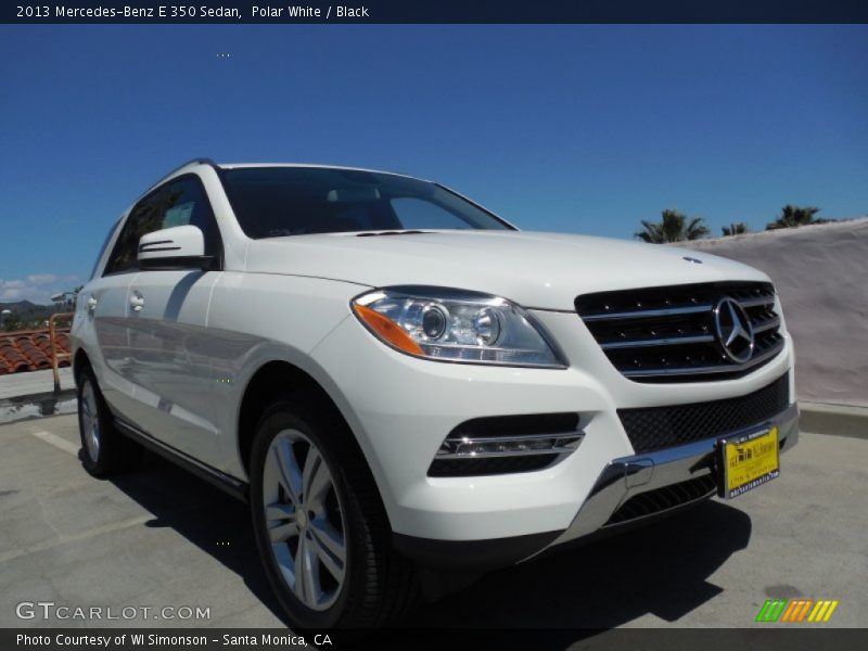 Polar White / Black 2013 Mercedes-Benz E 350 Sedan