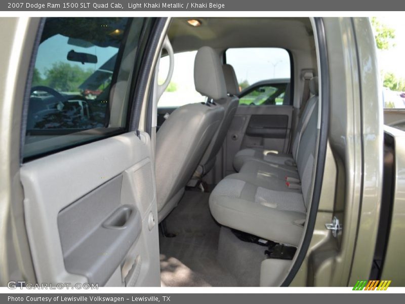 Light Khaki Metallic / Khaki Beige 2007 Dodge Ram 1500 SLT Quad Cab