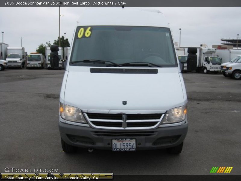 Arctic White / Gray 2006 Dodge Sprinter Van 3500 High Roof Cargo