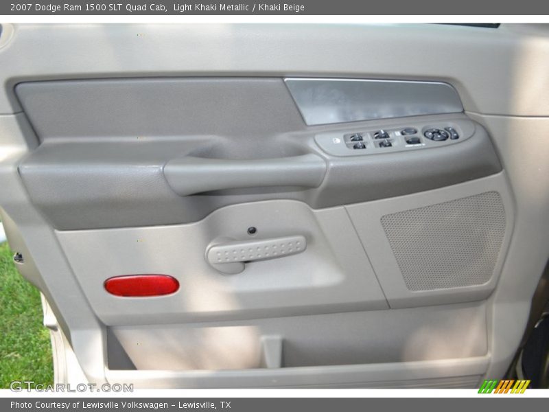 Light Khaki Metallic / Khaki Beige 2007 Dodge Ram 1500 SLT Quad Cab
