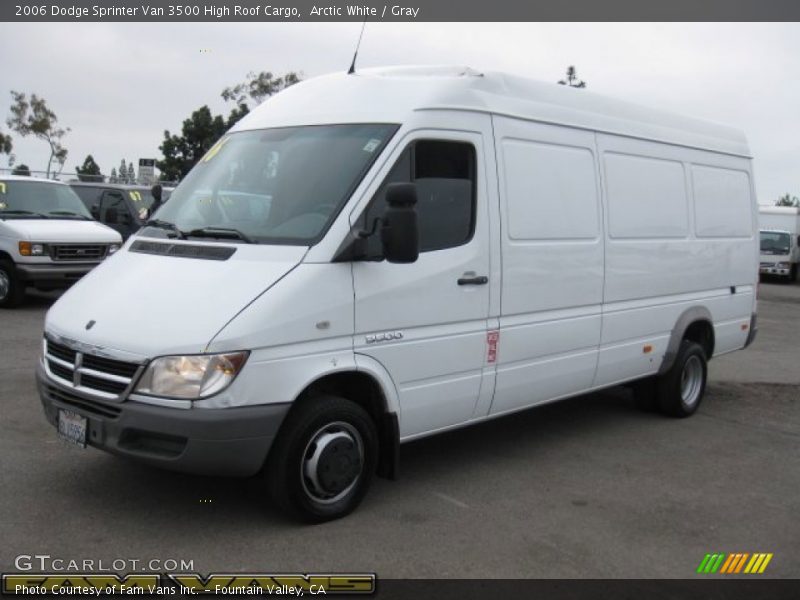 Arctic White / Gray 2006 Dodge Sprinter Van 3500 High Roof Cargo