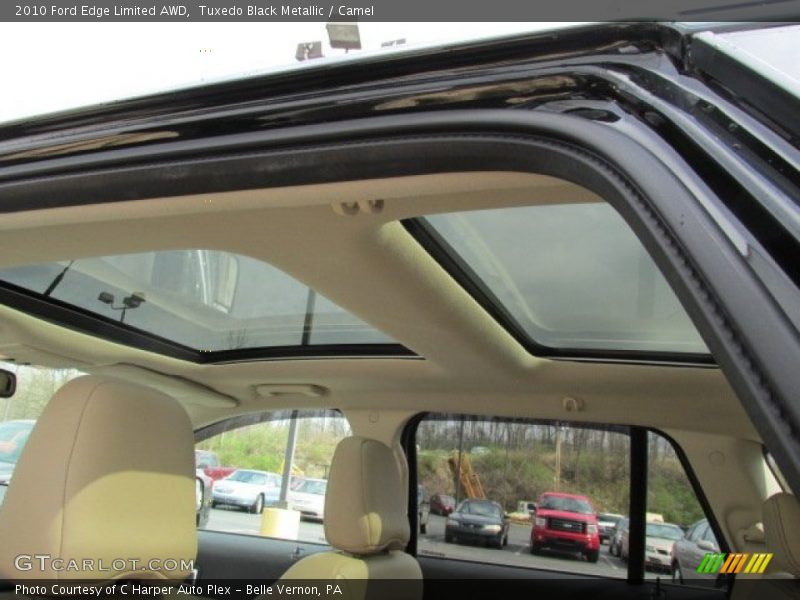 Tuxedo Black Metallic / Camel 2010 Ford Edge Limited AWD