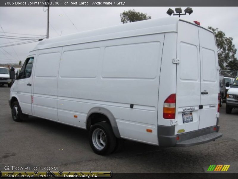 Arctic White / Gray 2006 Dodge Sprinter Van 3500 High Roof Cargo