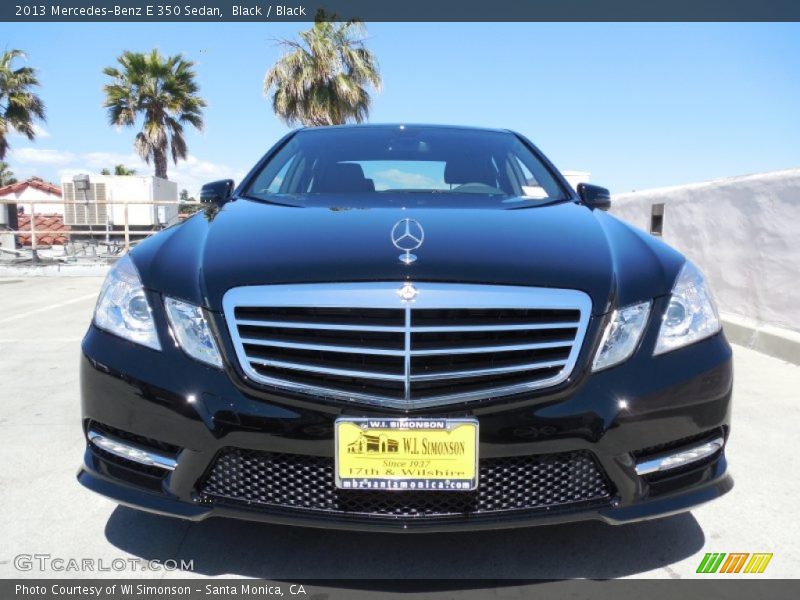 Black / Black 2013 Mercedes-Benz E 350 Sedan