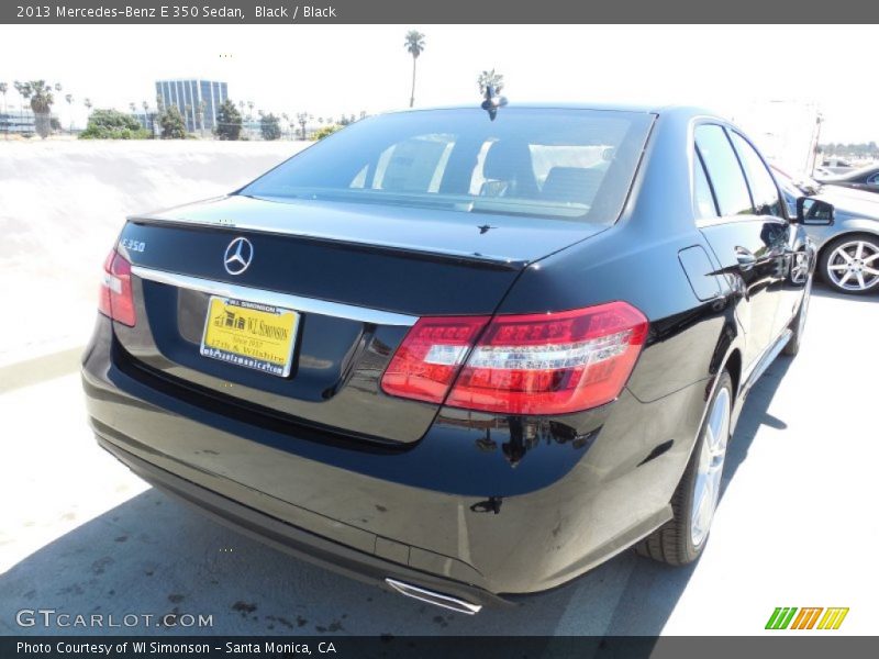 Black / Black 2013 Mercedes-Benz E 350 Sedan