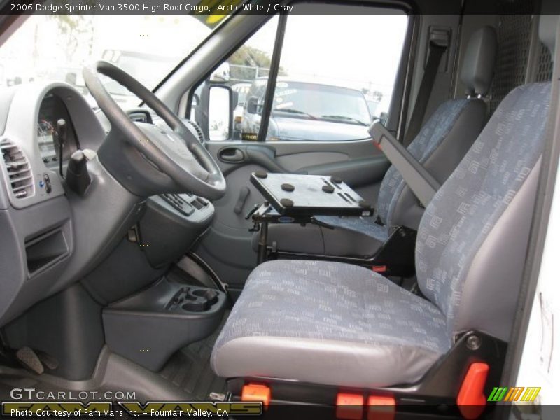 Arctic White / Gray 2006 Dodge Sprinter Van 3500 High Roof Cargo