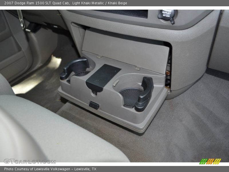 Light Khaki Metallic / Khaki Beige 2007 Dodge Ram 1500 SLT Quad Cab