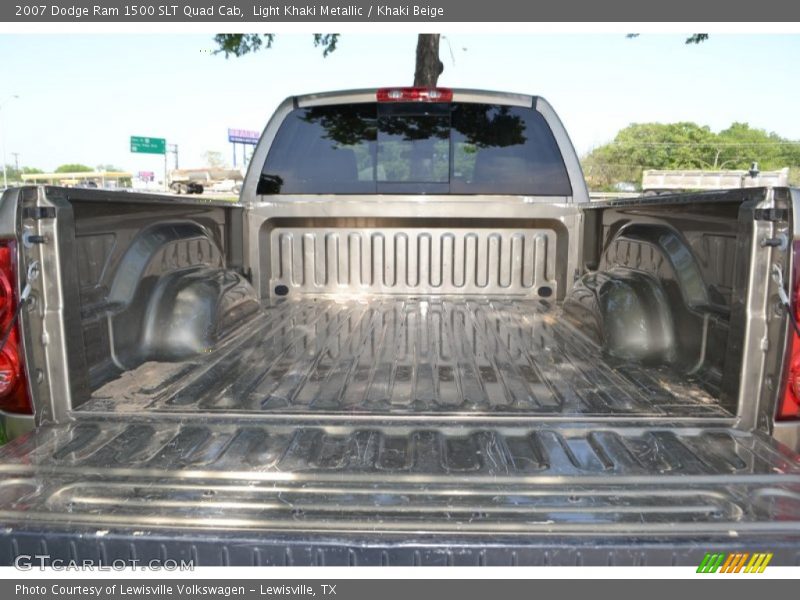 Light Khaki Metallic / Khaki Beige 2007 Dodge Ram 1500 SLT Quad Cab