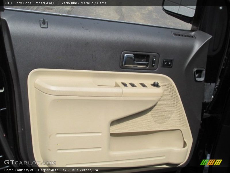 Tuxedo Black Metallic / Camel 2010 Ford Edge Limited AWD
