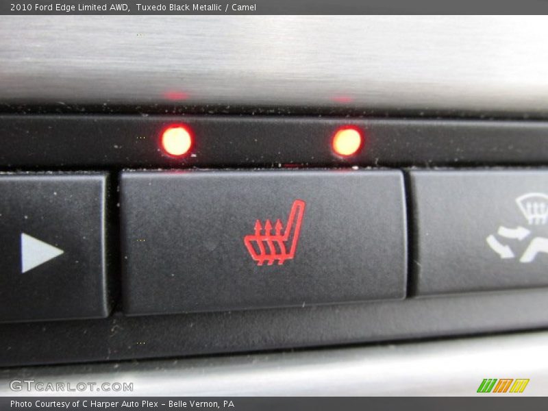 Tuxedo Black Metallic / Camel 2010 Ford Edge Limited AWD