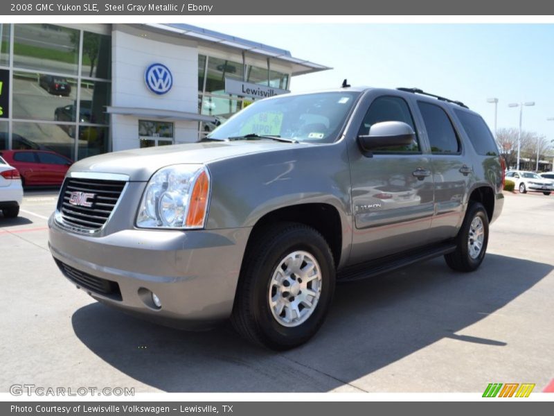 Steel Gray Metallic / Ebony 2008 GMC Yukon SLE