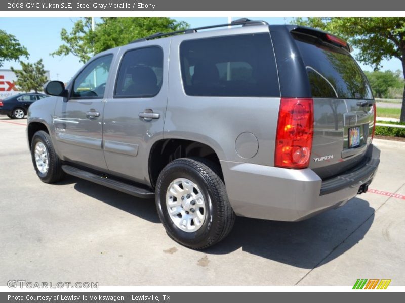 Steel Gray Metallic / Ebony 2008 GMC Yukon SLE
