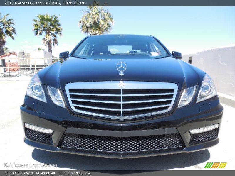 Black / Black 2013 Mercedes-Benz E 63 AMG
